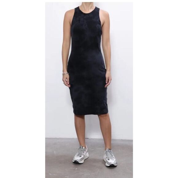 Raquel Allegra Racerback Minidress Jersey Balck Tie Dye Garmentory - Picture 3 of 6